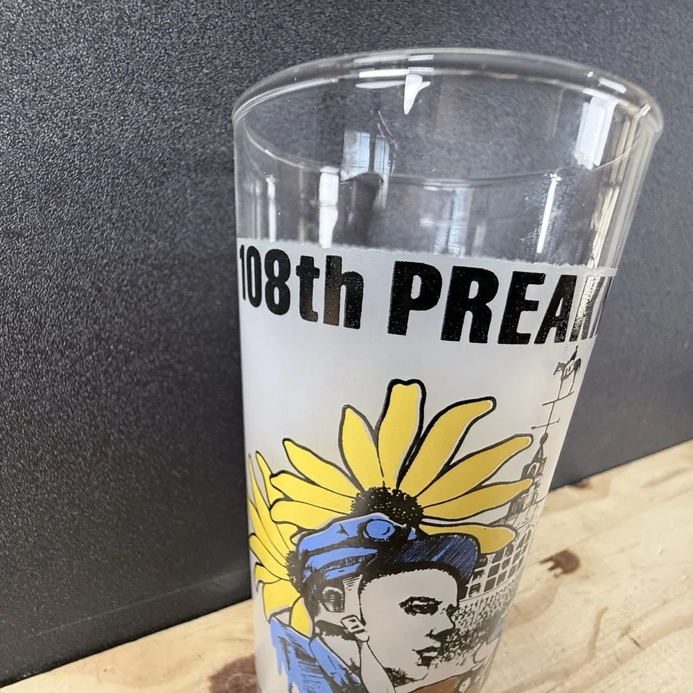 108th Preakness‎ Pimlico Baltimore MD 1983 Horse Race Souvenir Drinking Glass